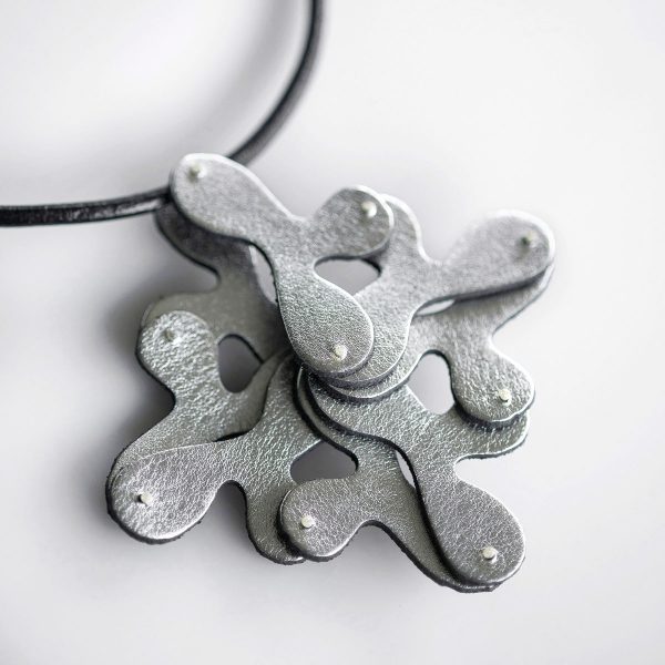 Cross Leather Necklace - Skin on Skin - Jewellery and Objects for the design enthusiast - karakalpaki.com