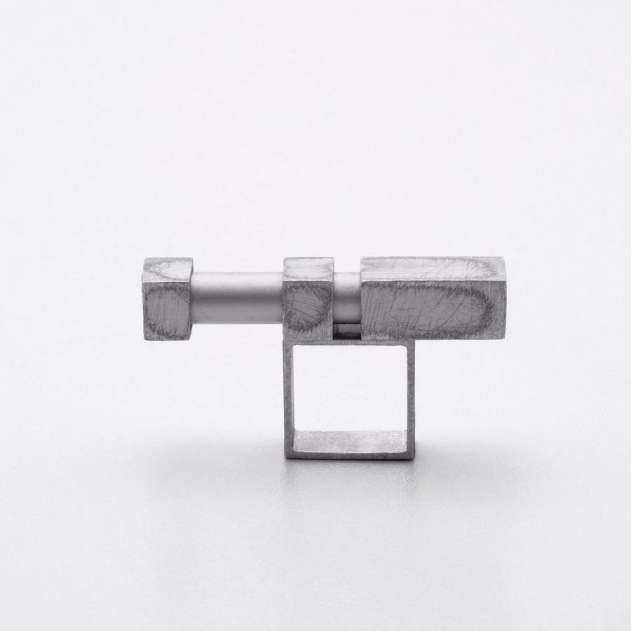 Lock Ring - Square Logic - Jewellery and Objects for the design enthusiast - karakalpaki.com