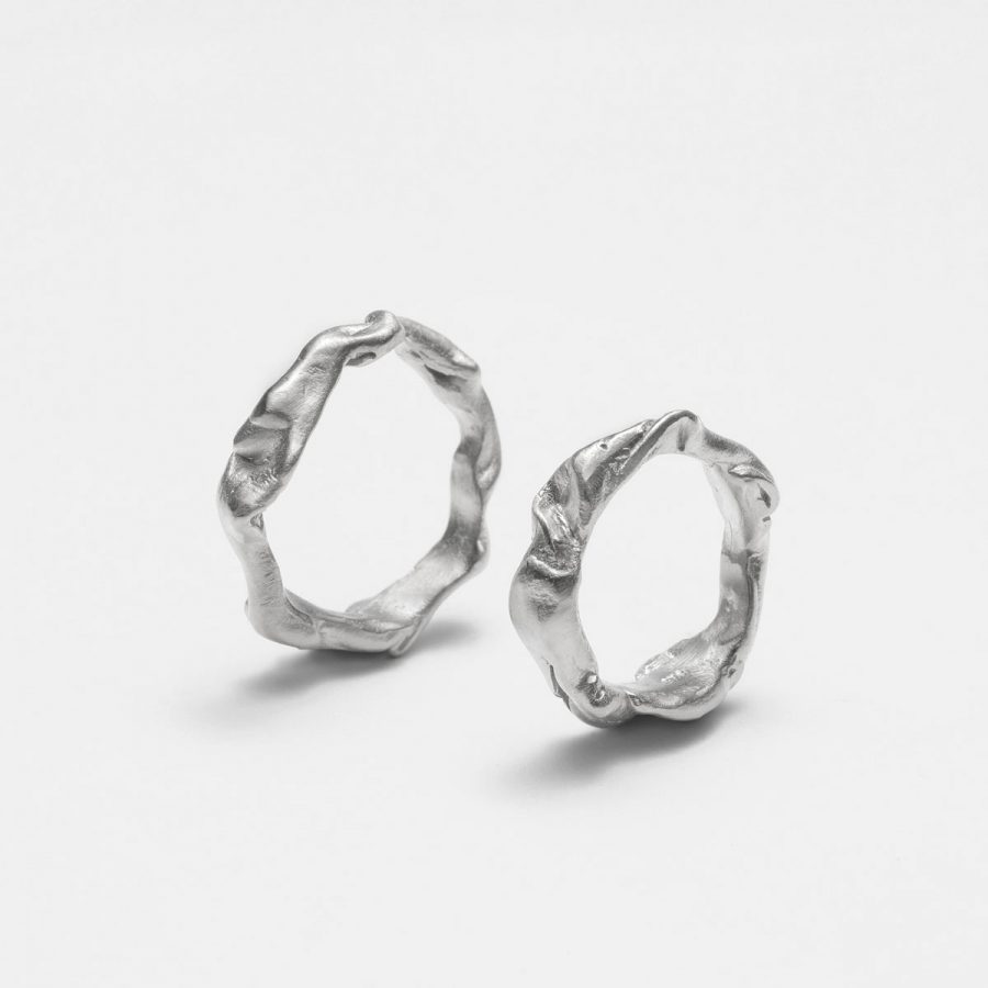 Branch Rings Plain Silver - Just Silver - Jewellery and Objects for the design enthusiast - karakalpaki.com