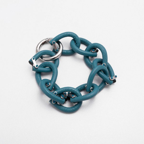 Posh Chain Bracelet Cyan - Skin on Skin - Jewellery and Objects for the Design Enthusiast - karakalpaki.com