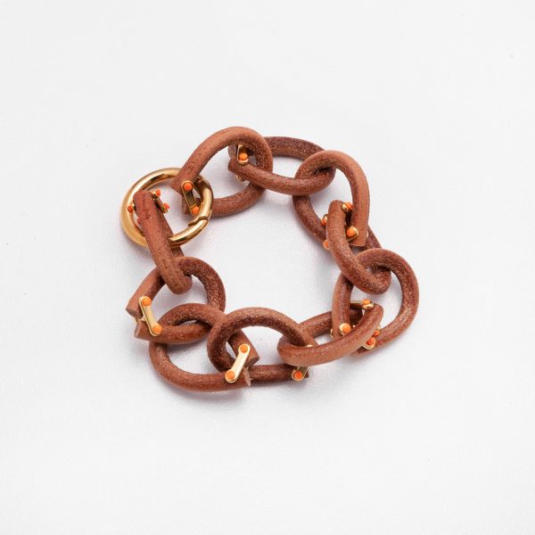 Posh Chain Bracelet Natural Brown - Skin on Skin - Jewellery and Objects for the Design Enthusiast - karakalpaki.com