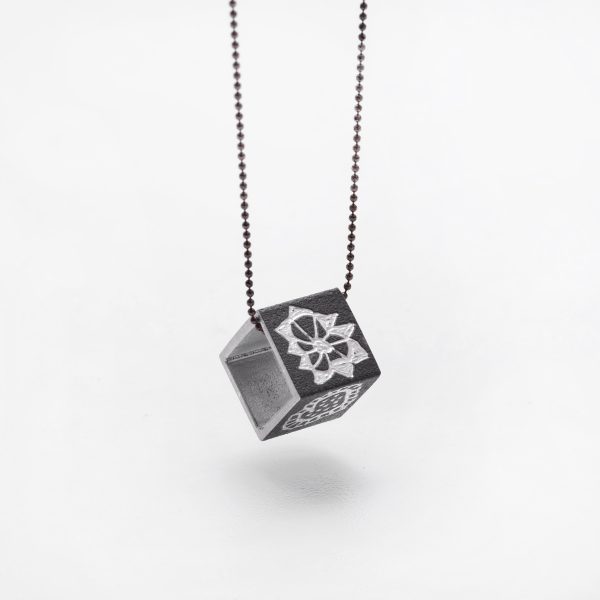 Abstract Flowers Pendant - Square Logic - Jewellery and Objects for the Design Enthusiast - karakalpaki.com