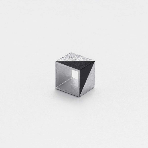 Triangles Ring Black - Square Logic - Jewellery and Objects for the Design Enthusiast - karakalpaki.com