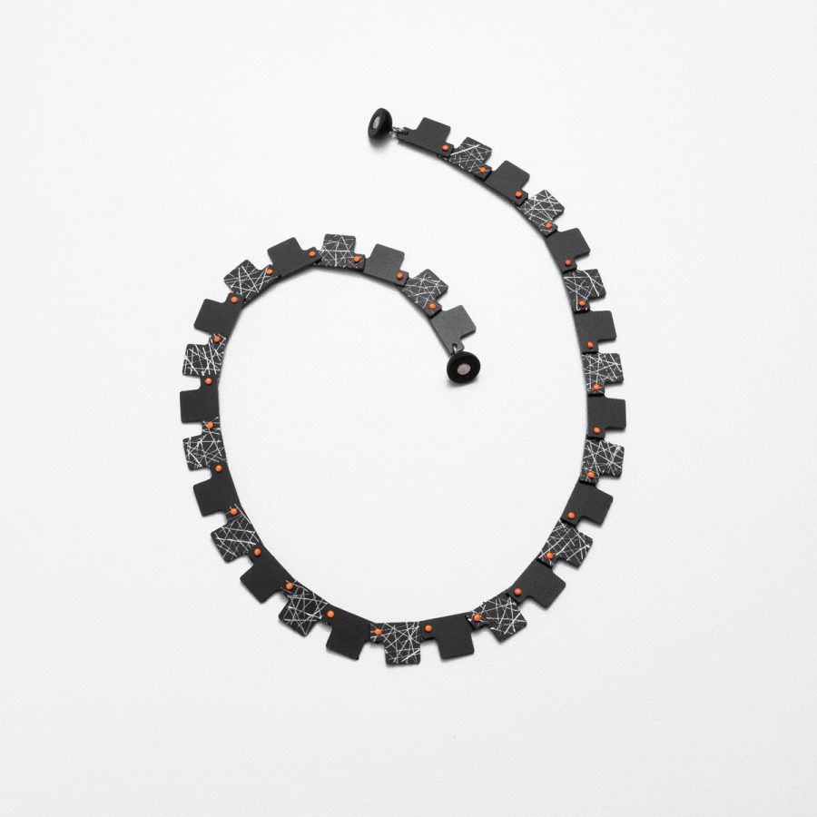 Abstract Lines Necklace - T Series - Jewellery and Objects for the Design Enthusiast - karakalpaki.com