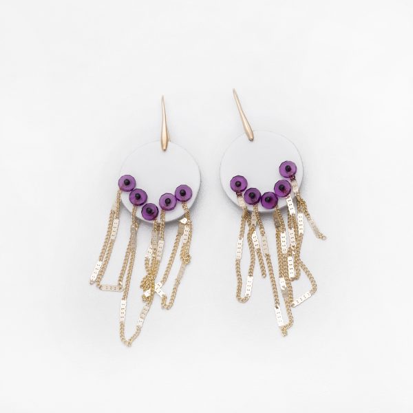 Medusa Earrings White - Skin on Skin - Jewellery and Objects for the Design Enthusiast - karakalpaki.com