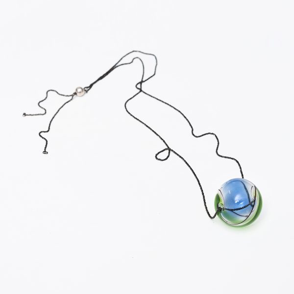 Ball Necklace Blue-Green - Clean Cut - Jewellery and Objects for the Design Enthusiast - karakalpaki.com