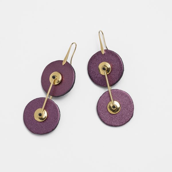 Bipolar 2 Necklace Large Purple - Skin on Skin - Jewellery and Objects for the Design Enthusiast - karakalpaki.com